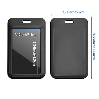 eagle industries IDケース Amazon.com : 15 Pack Sliding ID Badge Holder Vertical Hard